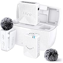 Amazon.co.jp: FIFINE ワイヤレスマイク ピンマイク 6時間連続