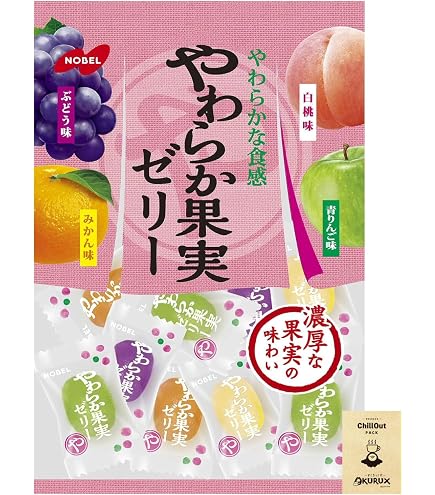 Amazon.co.jp: ノーベル製菓 やわら果実ゼリー 230g×6個 : 食品・飲料