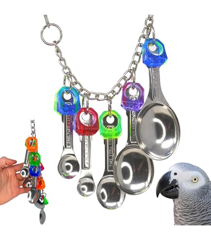 Bonka Bird Toys 1937 Bellpull – Buntes Vogelspielzeug Mit Glocken Für Papageien & Sittiche