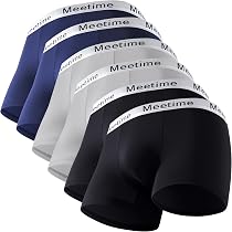 Amazon | [Meetime] 【皮膚科医x工学博士が開発】 ボクサーパンツ 6枚