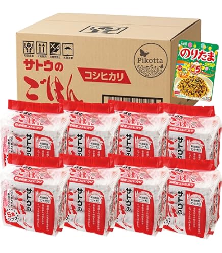 Amazon | ◇サトウ食品 サトウのごはん 新潟県産こしひかり 200g×5食
