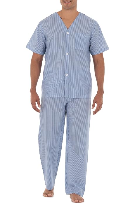 Broadcloth Short Sleeve Pajama Set 
