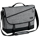 VASCHY ショルダーバッグ メンズ 大容量 メッセンジャーバッグ 14-17インチPC収納 15つの収納ポケット 斜めがけバッグ 軽量 撥水加工 A4 カバン 通勤 通学 旅行 手提げバック 荷物ベルト付き