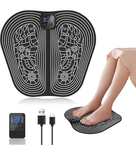 Amazon.co.jp: 【2026新登場】EMSフットマット 8種類モード 30段階強度