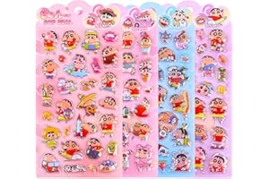 【4枚セット】Sediven 3dシール 立体シール ぷくぷく ごほうび キラキラ 可愛い 女の子 携帯電話飾り用 手帳用 DIY用 日記帳用 手芸用品 貼り付け可能 (B2)