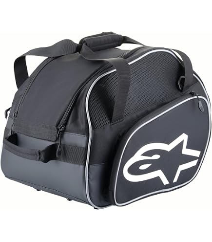 Amazon | ALPINESTARS ブーツバッグ ブラック/ホワイト 6106319-12