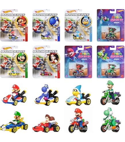 Amazon | ホットウィール(Hot Wheels) マリオカート 4パック - ザ