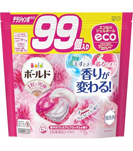 Amazon | 【大容量】ボールド ジェルボール 4D プレミアム 洗濯洗剤 詰