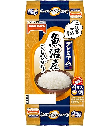 Amazon | 吉兆楽 雪蔵氷温熟成 南魚沼産こしひかりパックごはん 180g