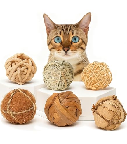 Amazon | じゃれ猫まぜまぜニャンボール6個セット | ドギーマン