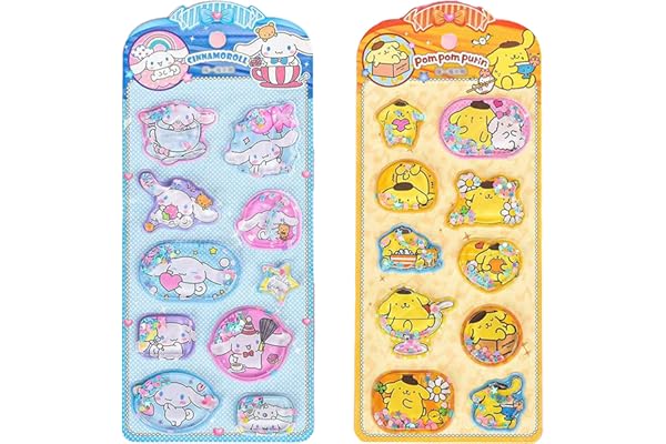 AAGWW 2枚 ウォーターシール ドロップ うるちゅるポップ 水シール 3D 立体 精巧な柄 エンボスステッカー 手帳用 装飾 DIY クリエイティブ 個性的 かわいい ギフト（セット 203）