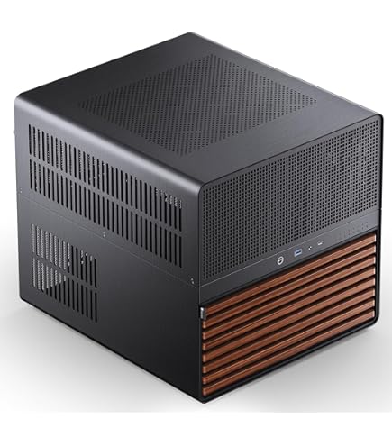 Jonsbo N4 (Black) MicroATX NAS 向けPCケース 木製パネル採用のNAS向けmicroATXケース「JONSBO N4」が入荷