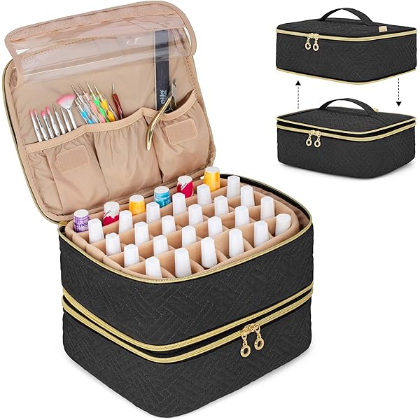 Amazon.co.jp: KGMCARE ポータブルネイルポリッシュ収納バッグ UV