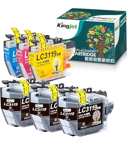Amazon.co.jp: ブラザー Brother LC3119 4色セット 互換インク 大容量
