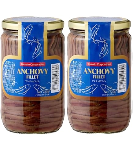 Amazon | アンチョビフィレ(ペルー産) 瓶 720g（固形量400g）業務用