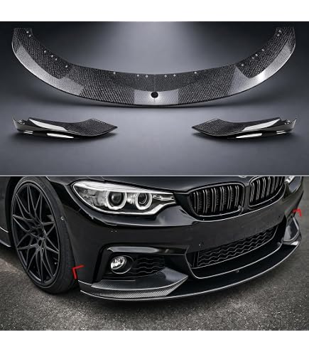Amazon | CARIG フロントスポイラー 2012-2018 BMW F30 F31 3シリーズ