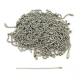 【BEAUTY PLAYER】ボールチェーン12mm ボール径2mm シルバー 約100個 キーチェーン ハンドメイド アクセサリーパーツ 手作り 手芸用品 素材 DIY材料