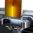 【2023最新進化クリップ&最強の安定】AINOPE スマホホルダー 車 車載ホルダー 重力式 エアコン吹き出し口 片手操作 スマホスタンド 回転可能 自由調節 手帳型ケース 車用 スタンド カー用品 iPhone SE 14 13 12 Pro M