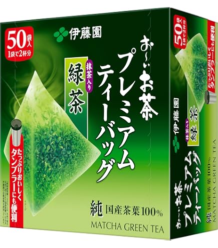 Amazon | 伊藤園 おーいお茶 プレミアムティーバッグ 宇治抹茶入り玄米