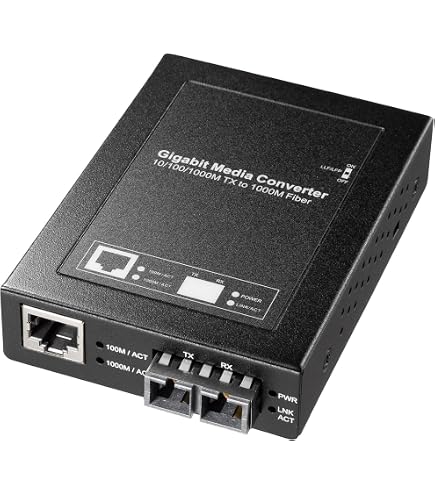Amazon | バッファロー 光メディアコンバータ 2芯マルチモード 100BASE