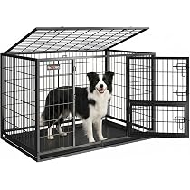 Amazon.co.jp: FEANDREA ペットケージ 犬ケージ 中型犬 大型犬