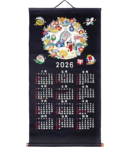 Amazon.co.jp: 山本仁商店 掛軸カレンダー カレンダー 壁掛け