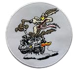 ワッペン バイクライダー コヨーテ 爆走マシン COYOTE アメカジ アイロンワッペン 刺しゅう アップリケ パッチ