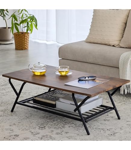 Amazon.co.jp: リビングテーブル セラミック天板 ライトグレー色 125