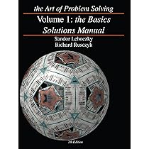The Art of Problem Solving: The Basics Solutions: 1 : Lehoczky