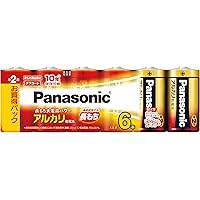 パナソニック 単2形アルカリ乾電池 6本パック LR14XJ/6SW