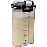 【BLKP】 パール金属 密閉 米びつ 2.4kg用 日本製 限定 ブラック ハンディ ライス ストッカ一 収納 BLKP 黒 AZ-5043