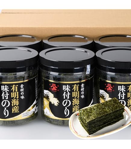 Amazon.co.jp: 辰巳屋 味付のり 40袋詰(8切、5枚)板のり25枚 兵庫県産