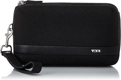tumi triple zip clutch