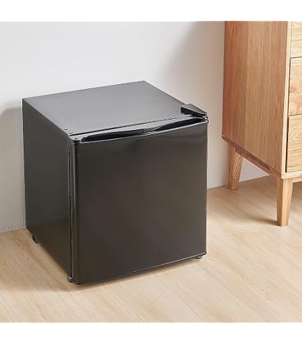 Amazon.co.jp: LHRIVER 冷蔵庫 小型 46L 幅43.5cm 右開き 1ドア 直冷式