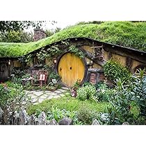 BELECO 5x3ft Fabric Hobbit Cave Backdrop Rural Hobbit - View #13