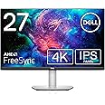 【Amazon.co.jp限定】Dell S2721QS 27インチ 4K モニター (3年間無輝点交換保証/IPS非光沢/DP・HDMIx2/sRGB 99%/縦横回転・高さ調節/AMD FreeSync/スピーカー付)