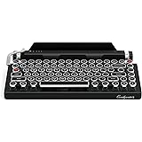 Qwerkywriter Typewriter Wireless Mechanical Keyboard with Integrated Tablet Stand