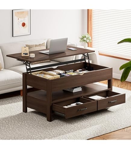 Amazon.co.jp: オーエスジェイ(OSJ) ローテーブル 収納付き センター