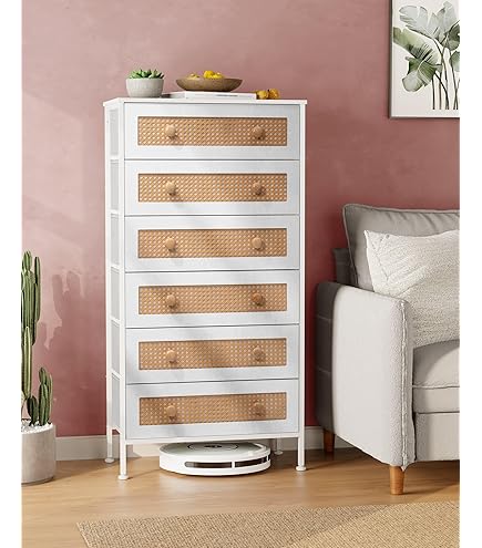 木製ラタンタンス 7段