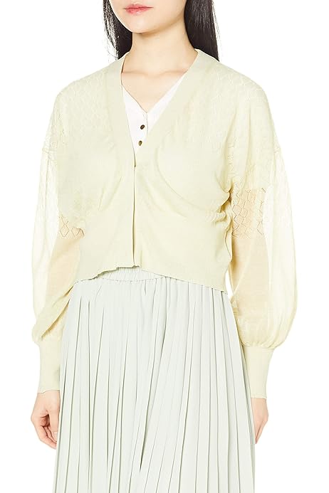 Amazon | [スタイリング/] オープンバックリブニットトップス  