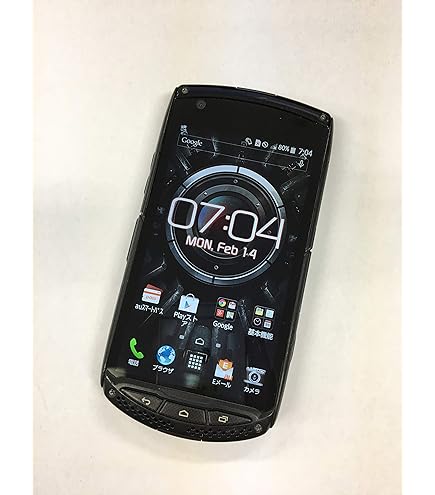 Amazon.co.jp: SIM Unlocked Original au TORQUE G04 KYV46 Black