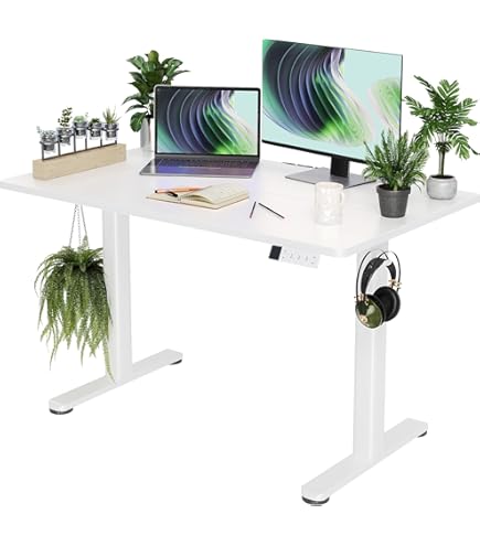 Amazon | Avocahom 電動昇降式スタンディングデスク 作業机 パソコン