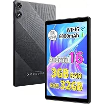 Amazon.co.jp: タブレット 10インチ Android16 （3+5）8GB+32GB+1TB