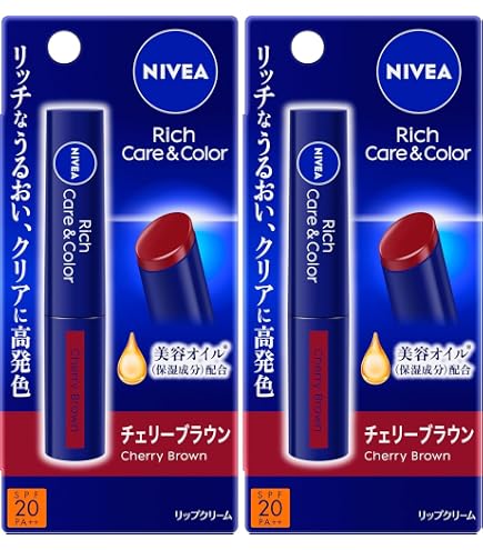 Amazon.co.jp: ニベア 【セット買い】 リッチケア&カラーリップ