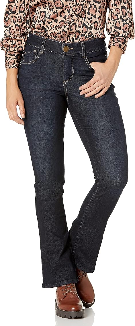 Itty Biity Boot Leg Jean Jeans - Blue 