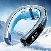 【2026年頂点進化 AICE LITE Max】RANVOO ネッククーラー 冷却プレート 首掛け扇風機 全周ペルチェ素子 5.0 ICEMAX™冷却技術再進化 720°立体冷風 上下強風 アプリ操作 6000mAh大容量バッテリー AI電力管理 