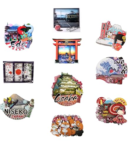 【新品未開封】日本土産　JAPANマグネット　忍者　大阪など　8個まとめ売り 新品未開封】日本土産 JAPANマグネット 忍者 大阪など 8個まとめ売り