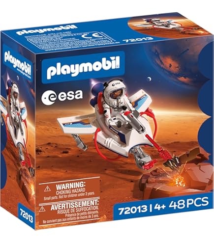 Amazon.co.jp: Playmobil ESA:ロボットを持った宇宙飛行士 : おもちゃ