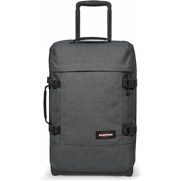 EASTPAK セミハードタイプ　キャリーバッグ　4輪　ブラック　中古品 Amazon | EASTPAK Tranverz XXS, Grigio (ブラックデニム), One Size