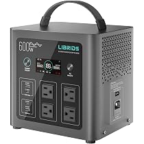 Amazon.co.jp: LIBRIDS ポータブル電源 C600 640Wh/600W 大容量 リン酸